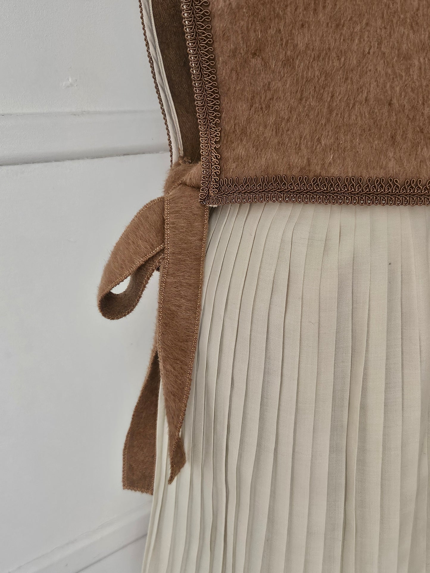 Le Capelet Charlotte Biarritz Camel Effet Poils de Sanglier